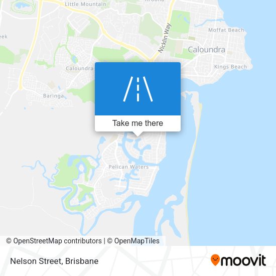 Nelson Street map