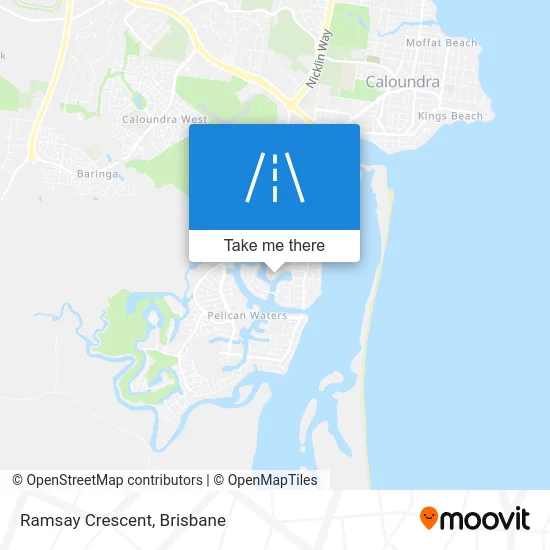 Mapa Ramsay Crescent