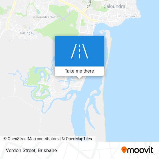 Verdon Street map