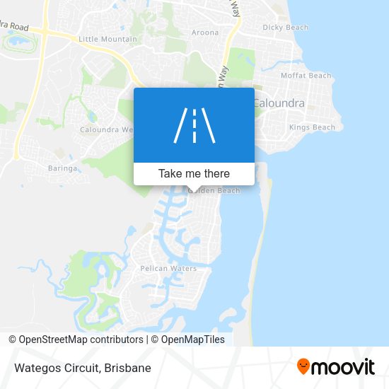 Wategos Circuit map