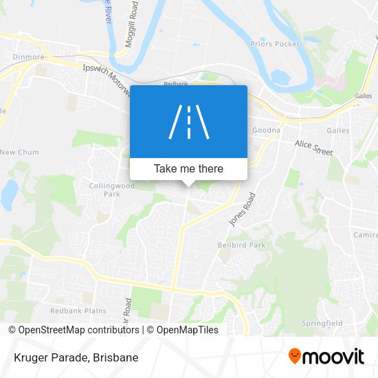 Kruger Parade map
