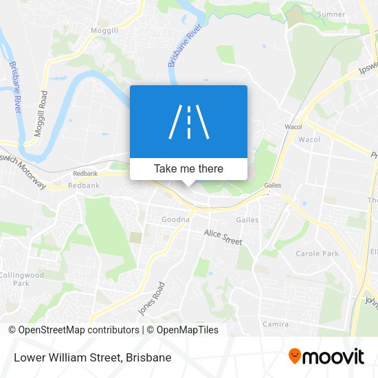 Lower William Street map