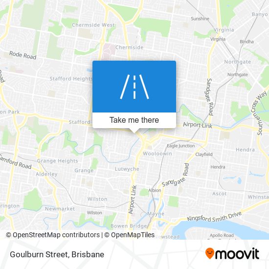 Mapa Goulburn Street