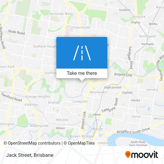 Jack Street map