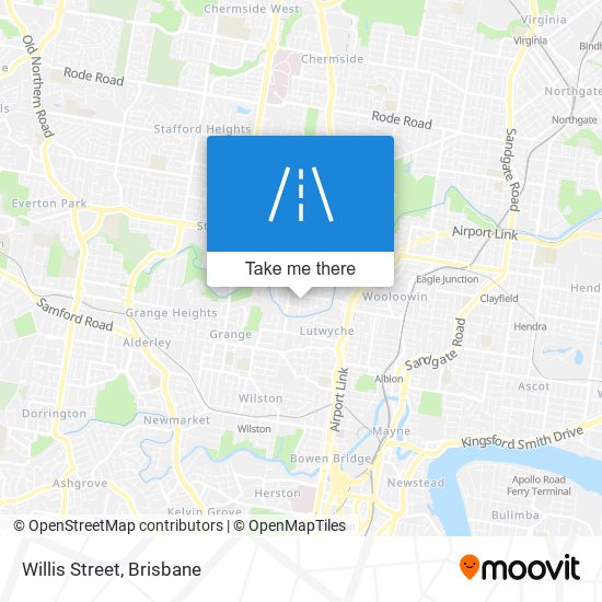 Mapa Willis Street