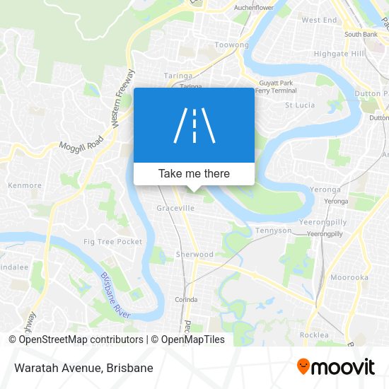 Waratah Avenue map