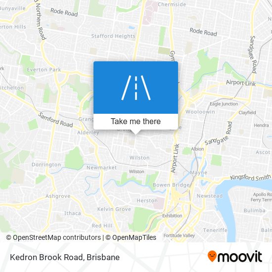 Mapa Kedron Brook Road