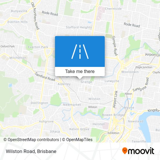 Wilston Road map