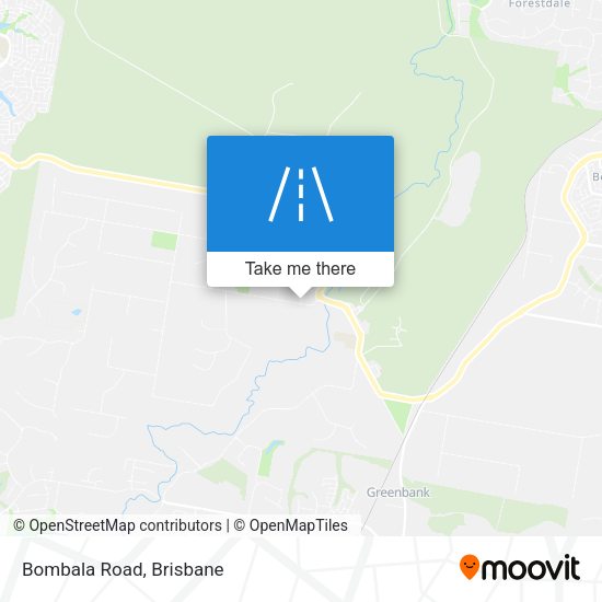 Bombala Road map