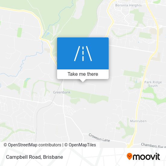 Campbell Road map