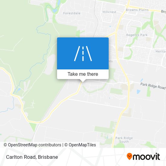Carlton Road map
