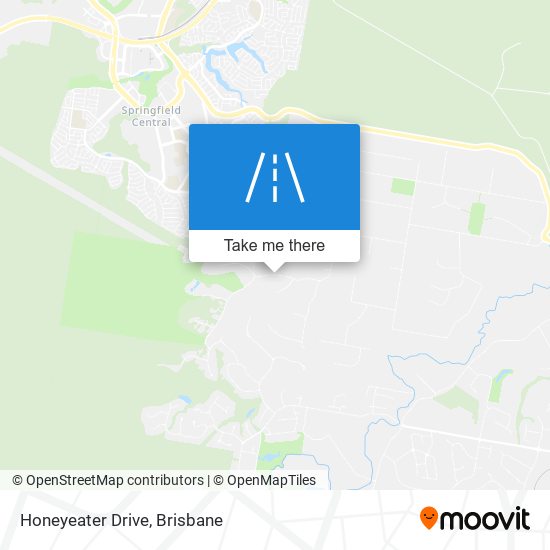 Honeyeater Drive map