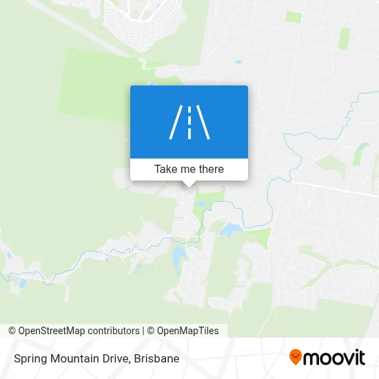 Mapa Spring Mountain Drive