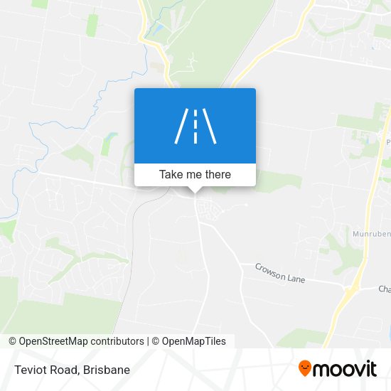 Teviot Road map