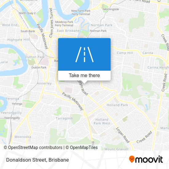 Donaldson Street map