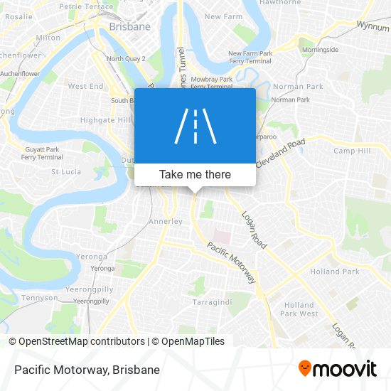 Pacific Motorway map