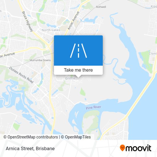 Arnica Street map