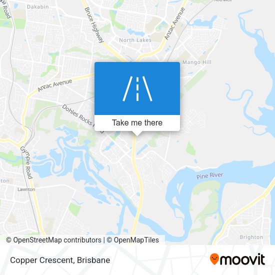 Copper Crescent map