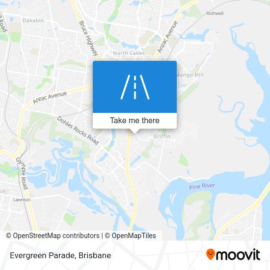 Evergreen Parade map