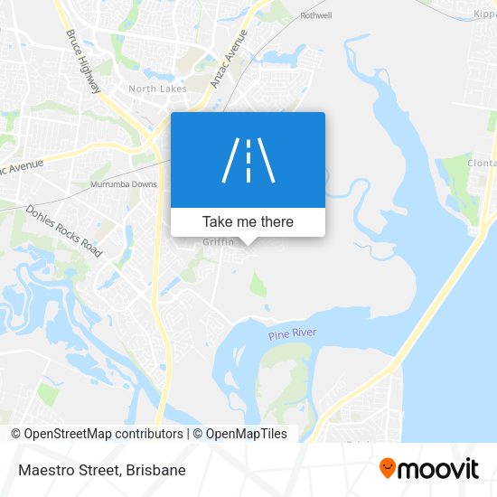 Maestro Street map