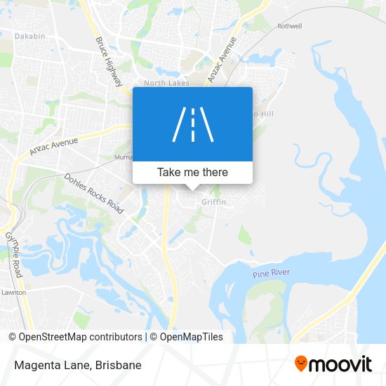 Magenta Lane map