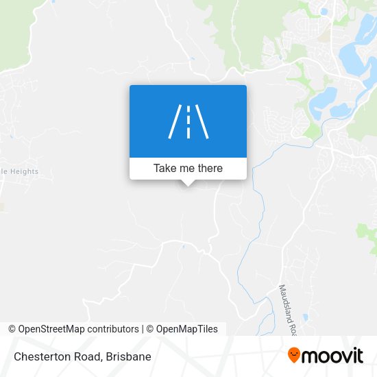 Chesterton Road map