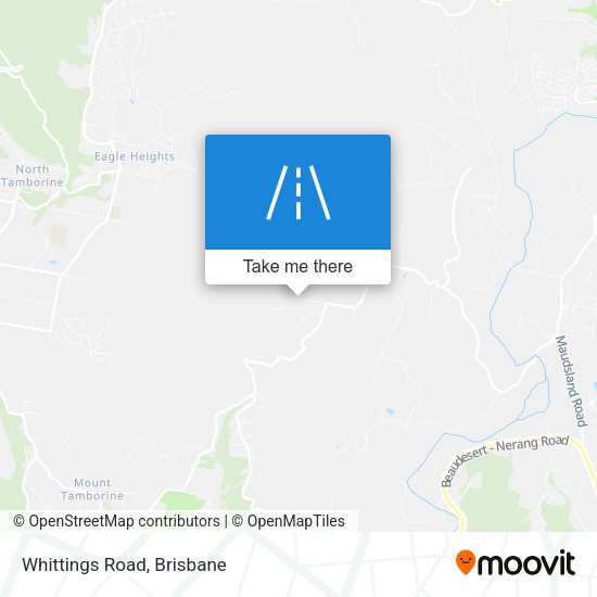 Whittings Road map