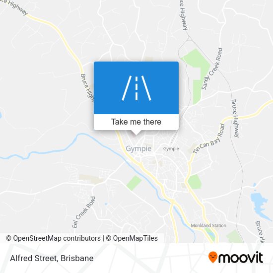 Alfred Street map