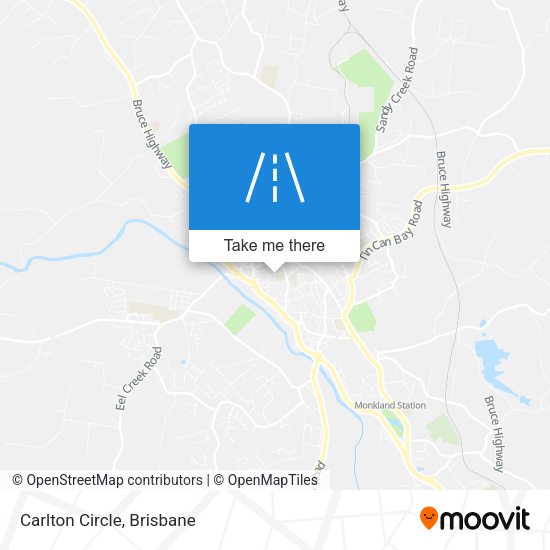 Carlton Circle map