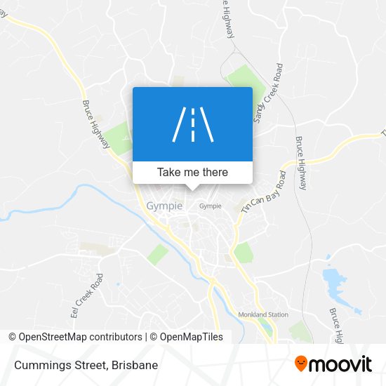Cummings Street map