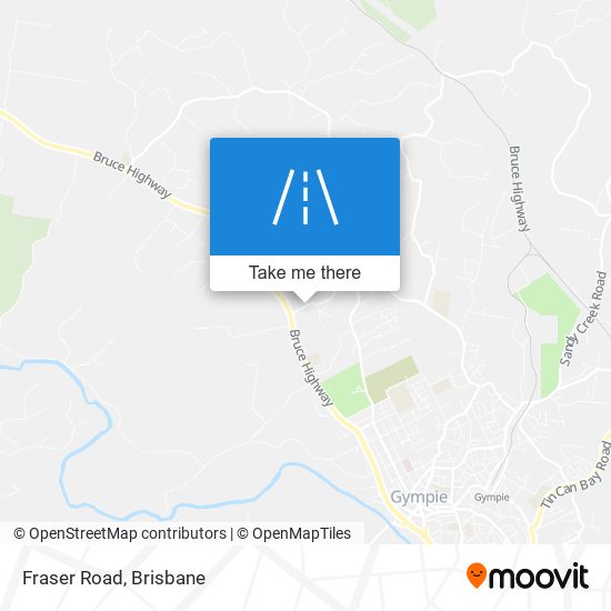 Fraser Road map