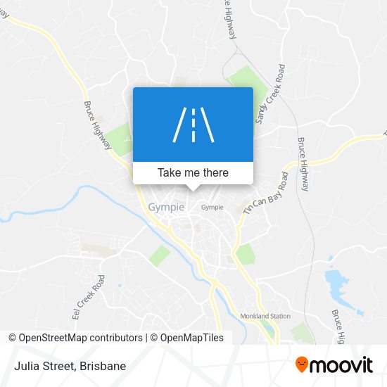 Julia Street map