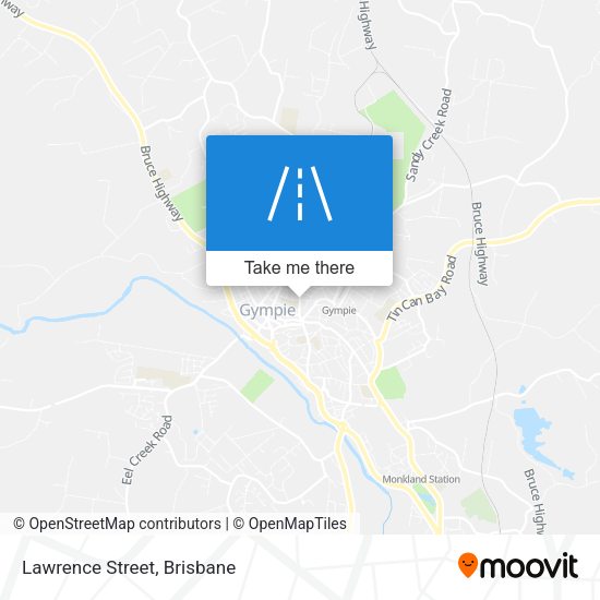 Lawrence Street map