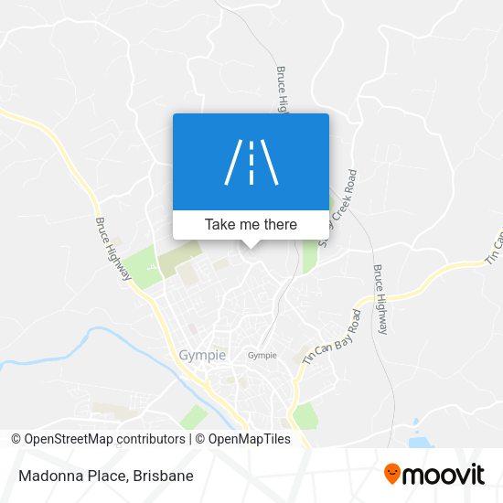 Madonna Place map