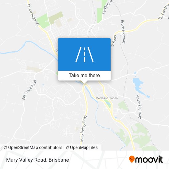Mary Valley Road map