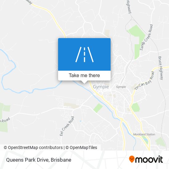 Queens Park Drive map