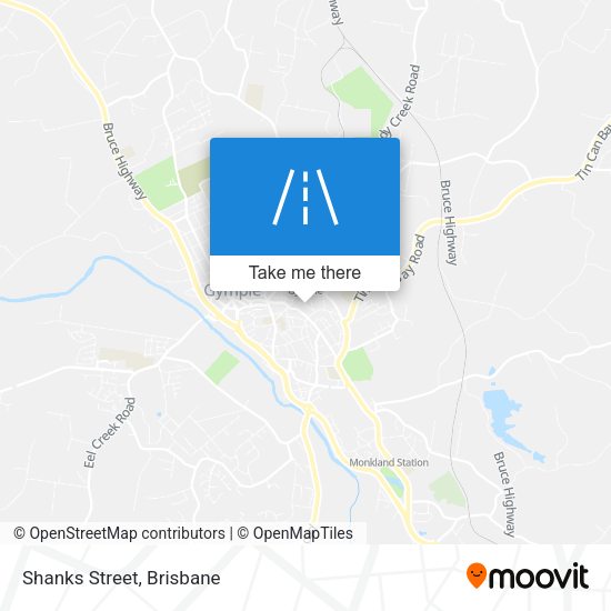 Shanks Street map
