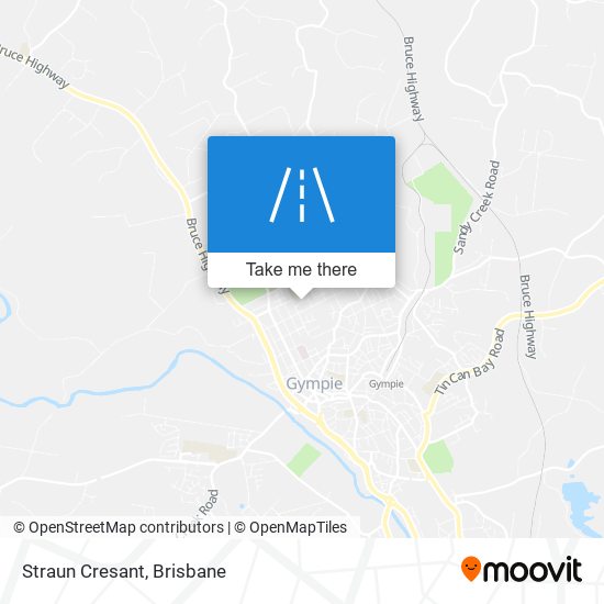 Straun Cresant map