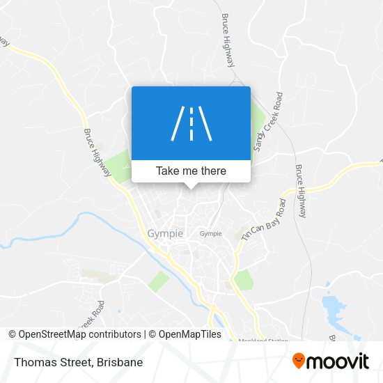 Thomas Street map