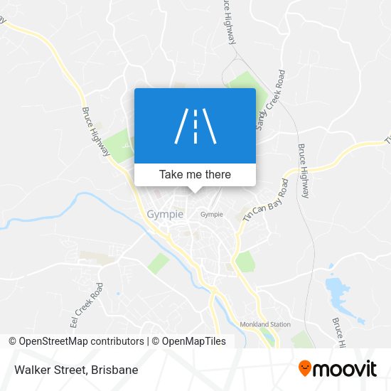 Walker Street map
