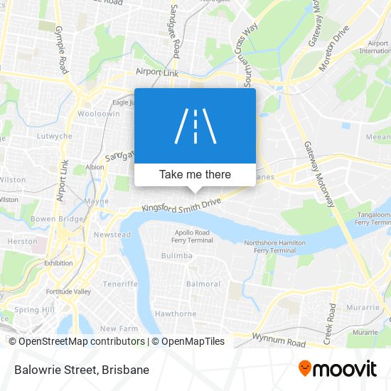 Mapa Balowrie Street