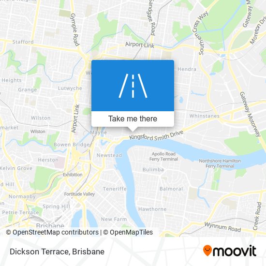 Dickson Terrace map