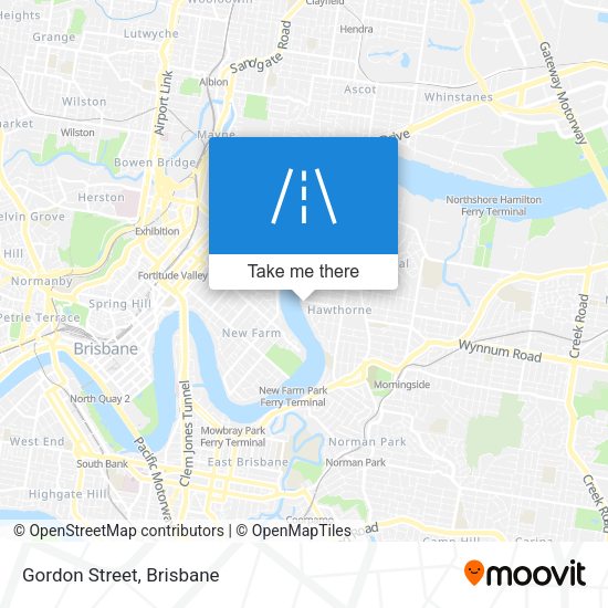 Gordon Street map