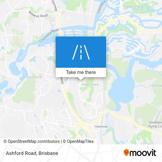 Ashford Road map