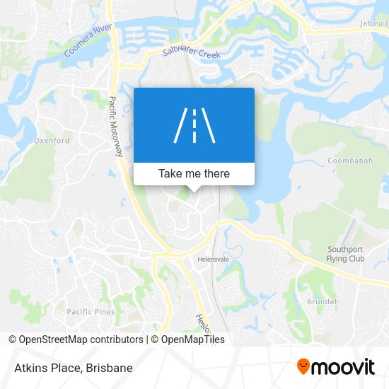 Atkins Place map
