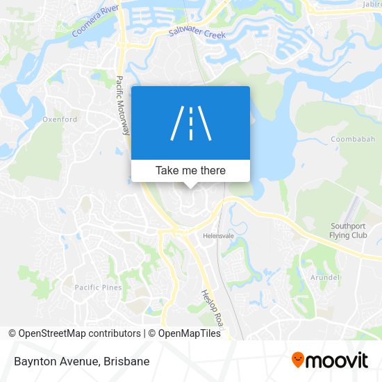 Baynton Avenue map