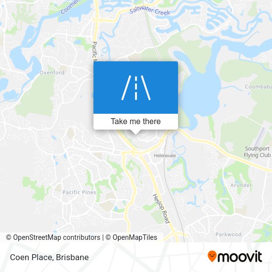 Coen Place map