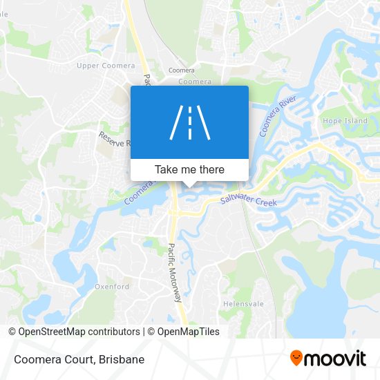 Coomera Court map