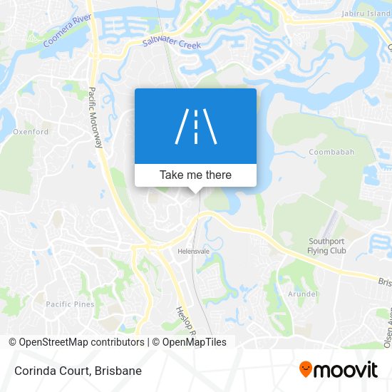 Corinda Court map