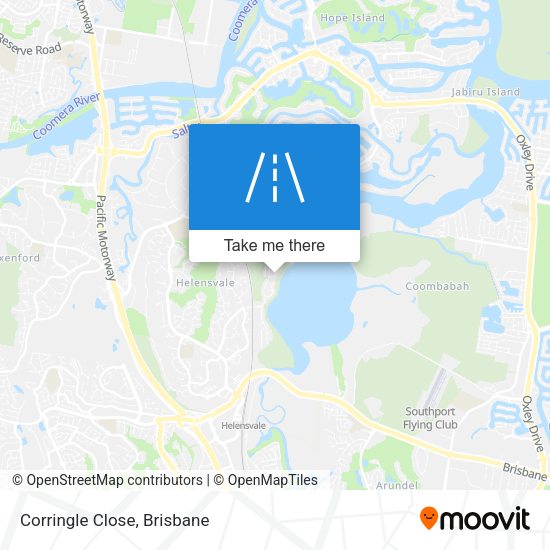 Corringle Close map